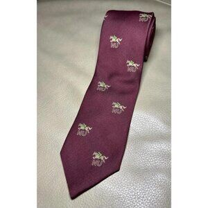 Northeastern University NU Boston Men’s Necktie Tie Burgundy A1